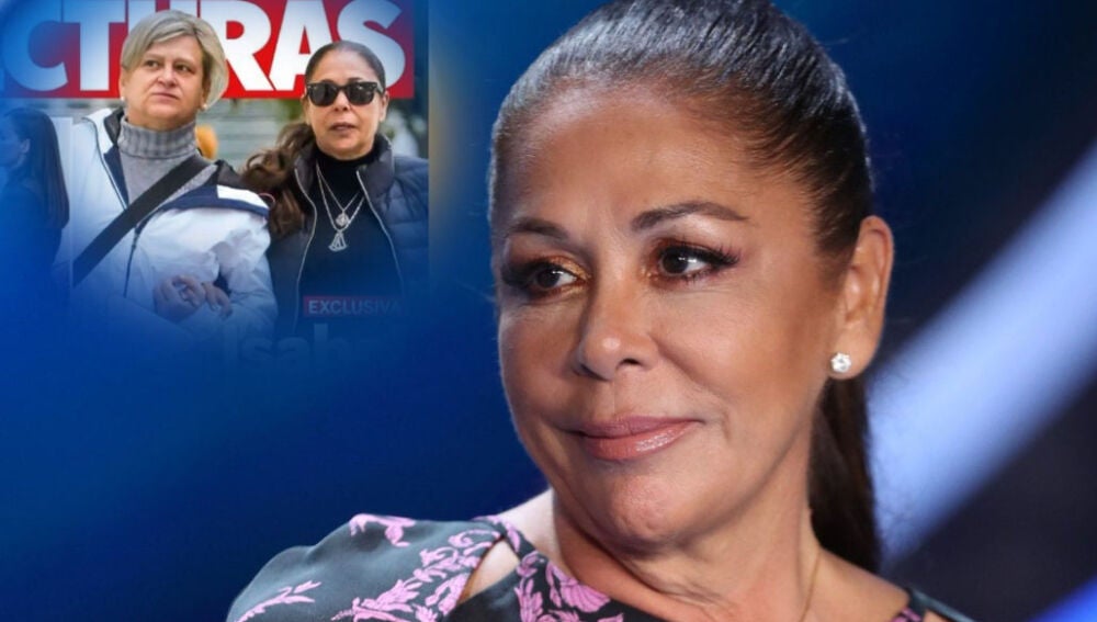 Isabel Pantoja, junto a la portada de 'Lecturas' con su amiga Mariló