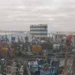 El puerto de El Aaioún, en el Sáhara, 