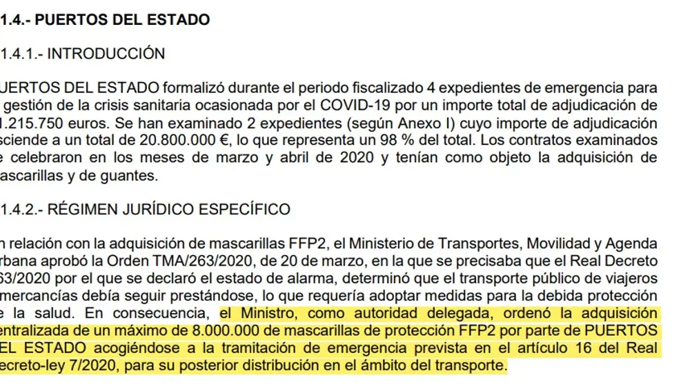 Ábalos es señalado por el Tribunal de Cuentas