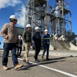 El alcalde de Salamanca, Carlos García Carbayo, visita la Planta de Biocarburantes Castilla y León de Vertex Bioenergy 