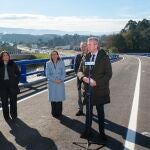 Rueda durante el acto de inauguración del nuevo tramo. 