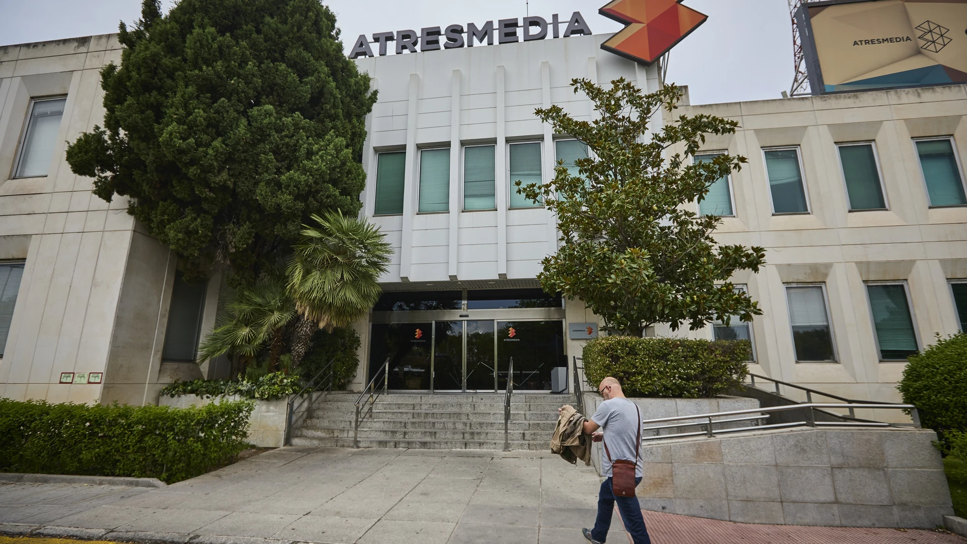 Fachada Atresmedia en San Sebastian de los Reyes.