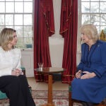 La Reina Camilla recibe a Olena Zelenska en Clarence House