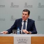 El consejero portavoz Carlos Fernández Carriedo