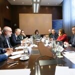 Mesa redonda del foro «Futuro del sector inmobiliario» organizado por LA RAZÓN 