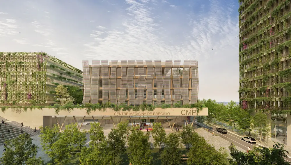 Simulación de la fachada del futuro edificio Únicass