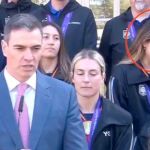  Cata Coll durante el discurso de Sánchez 