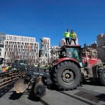 Agricultores protestan en Zaragoza