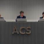 Juan Santamaría, consejero delegado de ACS, en la conferencia con analistas de hoy