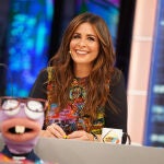Nuria Roca en 'El Hormiguero' con vestido de Gaultier.