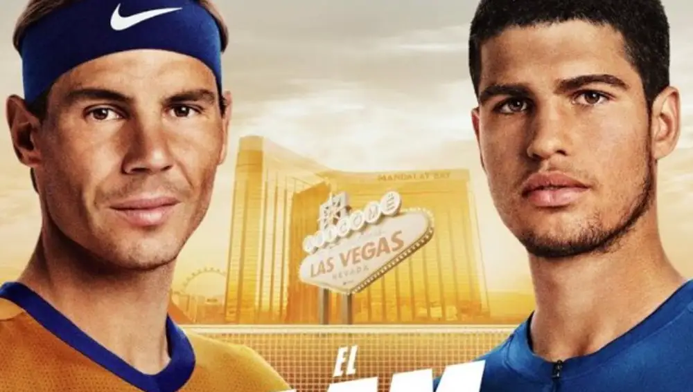 Nadal-Alcaraz en el Slam de Netflix: horario y dónde ver el partido