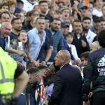 Vinicius, en el Valencia - Real Madrid del año pasado en Mestalla