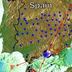 Zona exacta en la que se produjo el terremoto en 2010