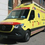 Foto de archivo de una ambulancia