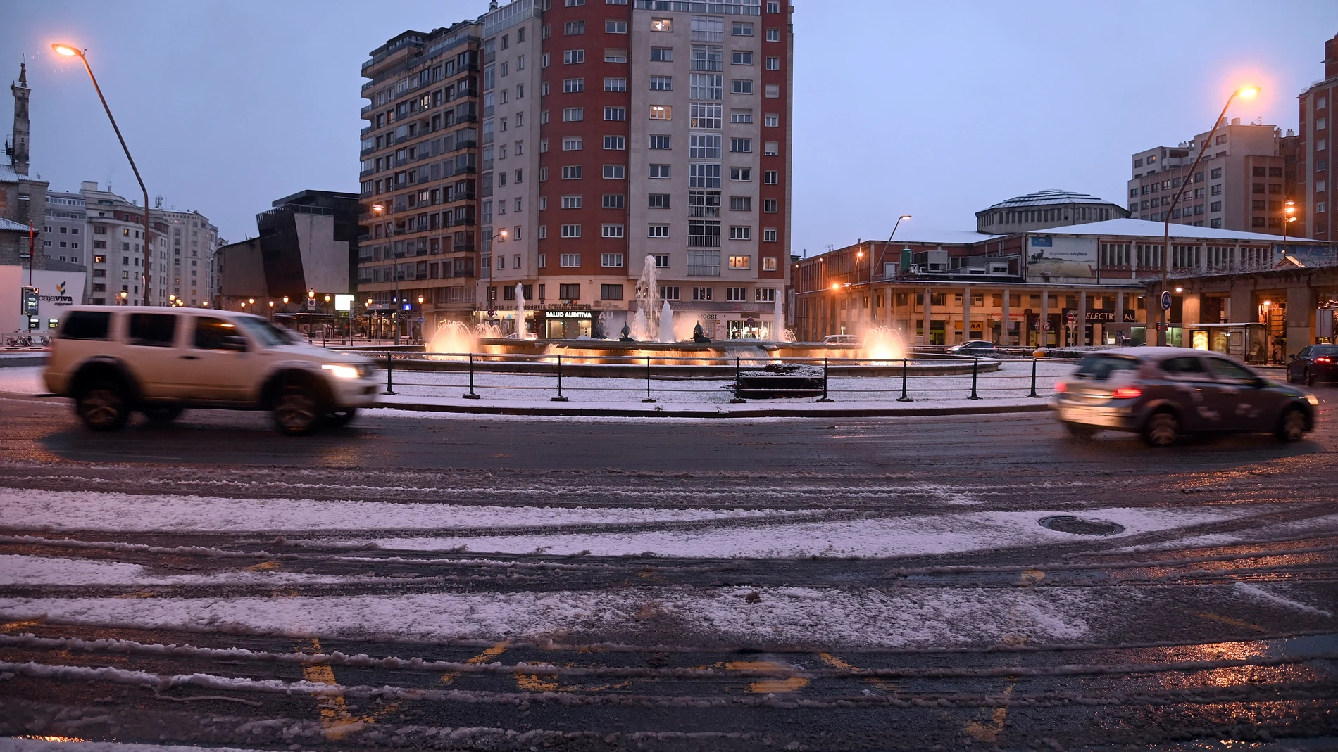 Nieve en Burgos