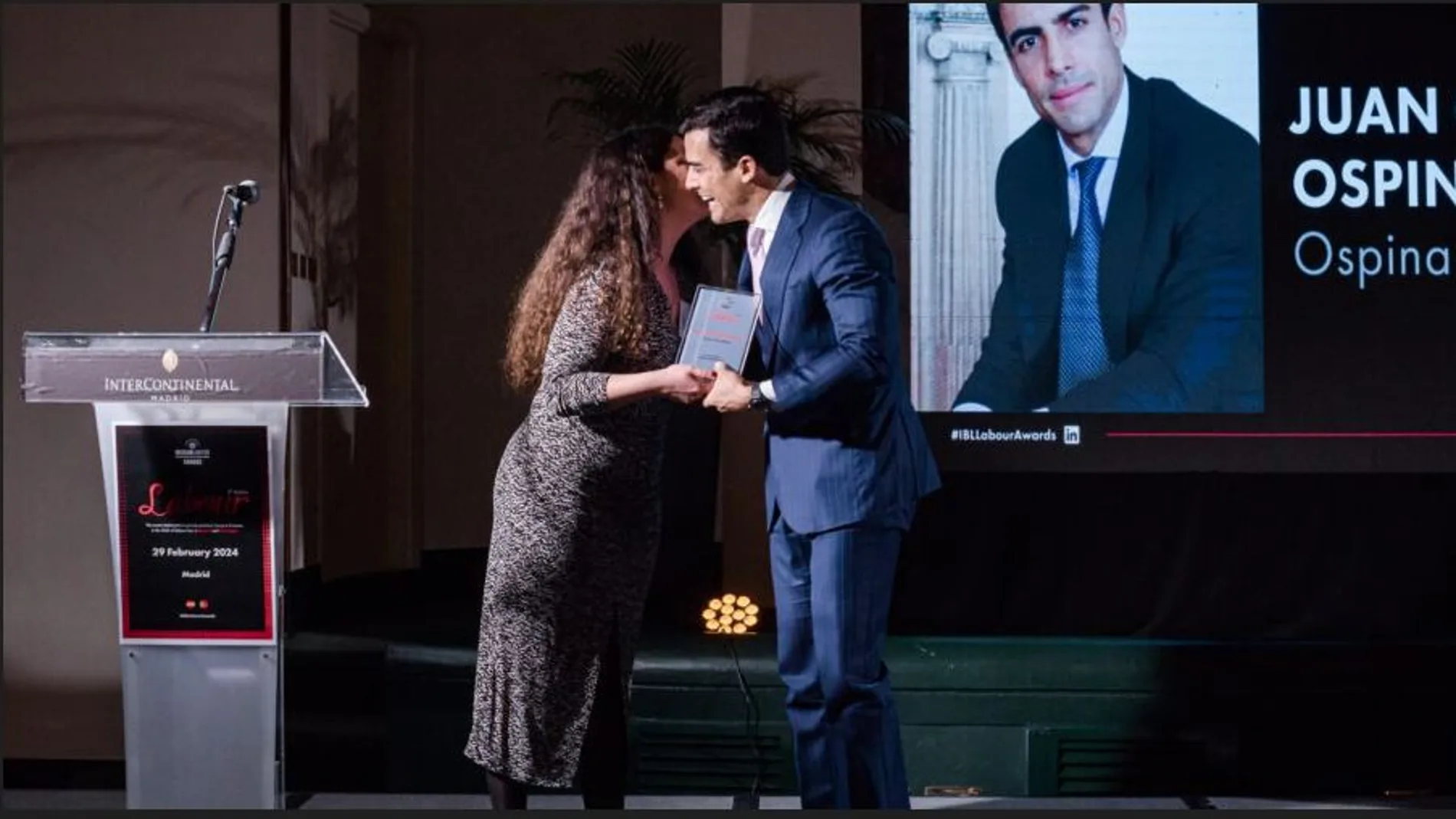 Uno de los momentos de la entrega de premios