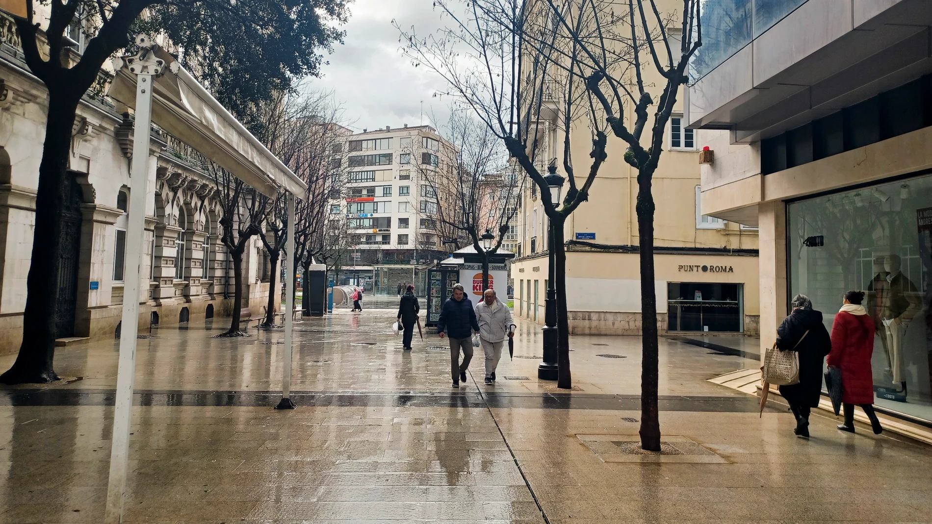 Vista del centro de Santander
