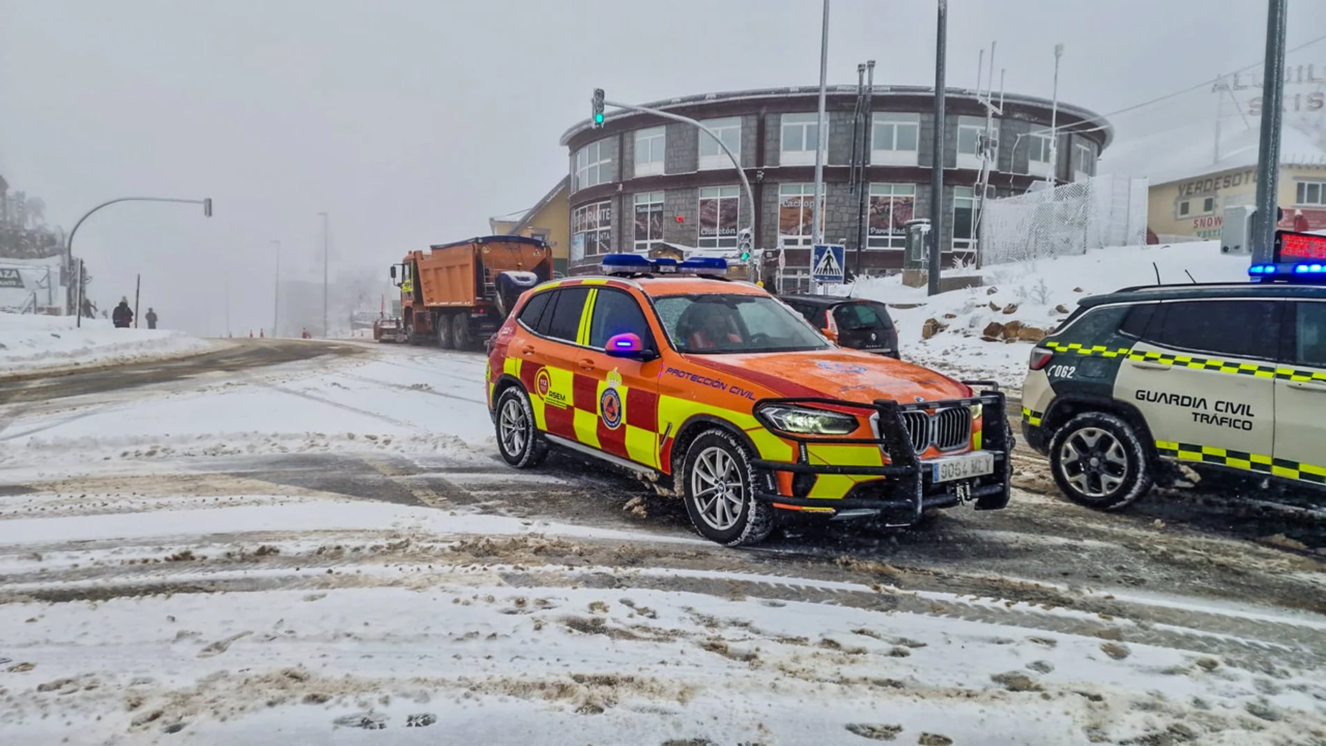 Nieve en la Sierra de Madrid