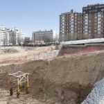 Imagen de construcción de viviendas en Madrid