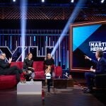 Joaquín Reyes, Blanca Suárez y Lorena Castell en el programa 'Martínez y Hermanos'