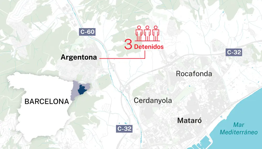 Detención en Argentona