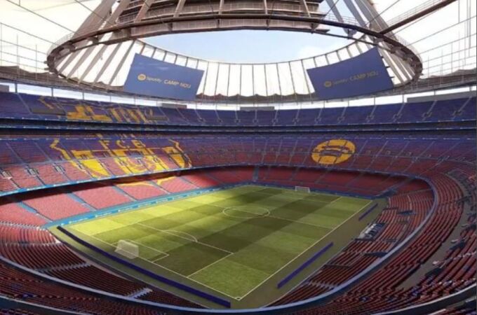 Cubierta del Nuevo Camp Nou