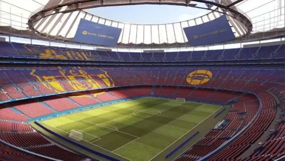 Cubierta del Nuevo Camp Nou