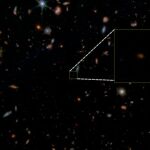 Imagen coloreada de la galaxia JADES-GS-Z7-01-QU