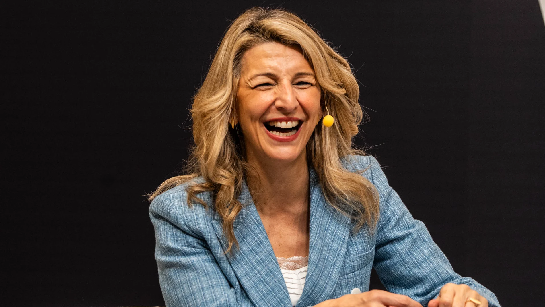 La vicepresidenta segunda y Ministra de Trabajo y Economía Social, Yolanda Díaz, durante la inauguración del acto 'Currantas, cómo ha cambiado el trabajo en los últimos años', en la sede del Ministerio, a 7 de marzo de 2024, en Madrid (España). El evento ha sido organizado por el Ministerio de trabajo y ha abordado los cambios en el mundo del trabajo para las mujeres en los últimos años.07 MARZO 2024;YOLANDA DÍAZ;MUJERES;TRABAJO;ACTO;MADRID;CURRANTAS;Matias Chiofalo / Europa Press07/03/...