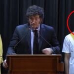 Así reacciona Milei cuando dos jóvenes se desmayan durante su discurso