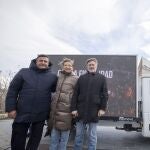 Alicia García, Carlos García y Francisco Vázquez, en la Ruta por la Igualdad