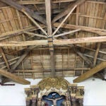 Una imagen del interior de la ermita