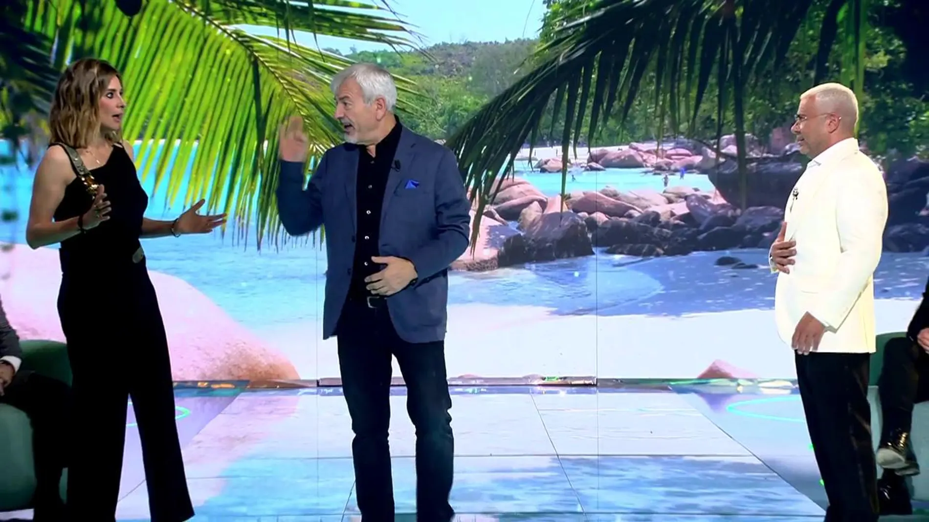 Sandra Barned, Carlos Sobera y Jorge Javier Vázquez presentan 'Supervivientes 2024'