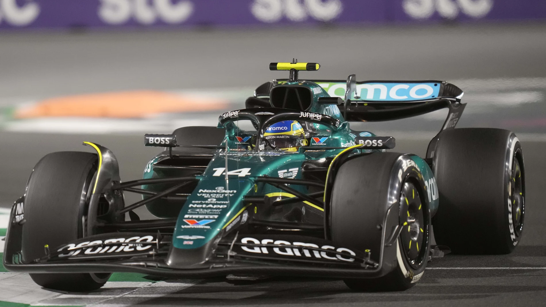 Fernando Alonso en el Gp de Arabia Saudí de F1