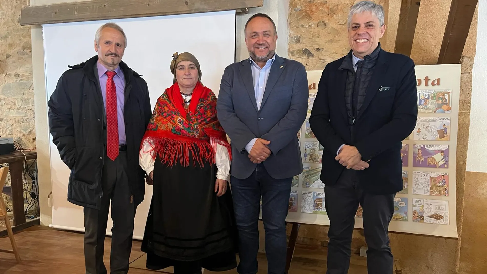 El presidente de la institución provincial leonesa inaugura la jornada Águedas Tilenenses 2024 en el Val de San Lorenzo
