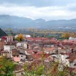 Vista de la localidad riojana de Albelda de Iregua