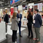 El viceconsejero Carlos Martín Tobalina en la Feria Mundial del Vino, Prowein