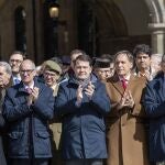 Mañueco encabeza el minuto de silencio en Salamanca en recuerdo de las víctimas del terrorismo