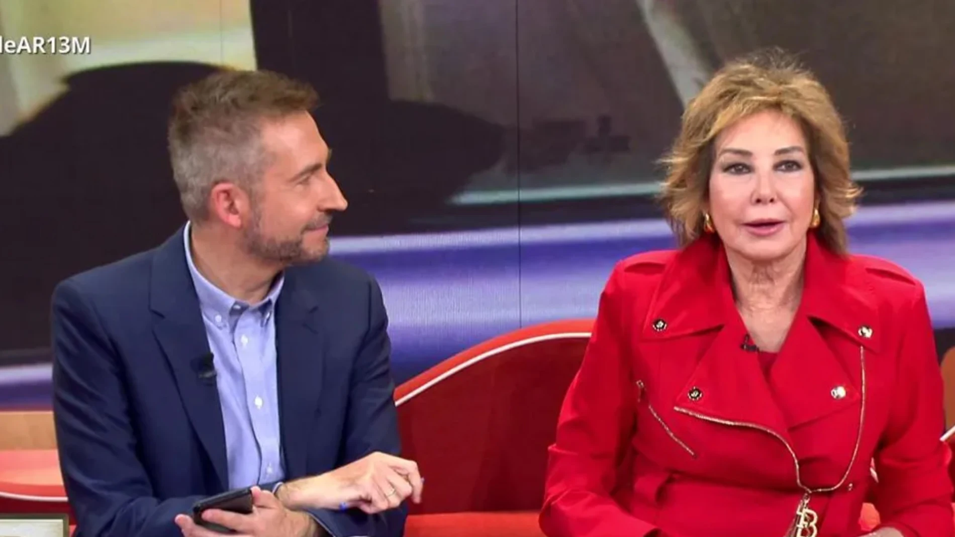 Frank Blanco y Ana Rosa Quintana