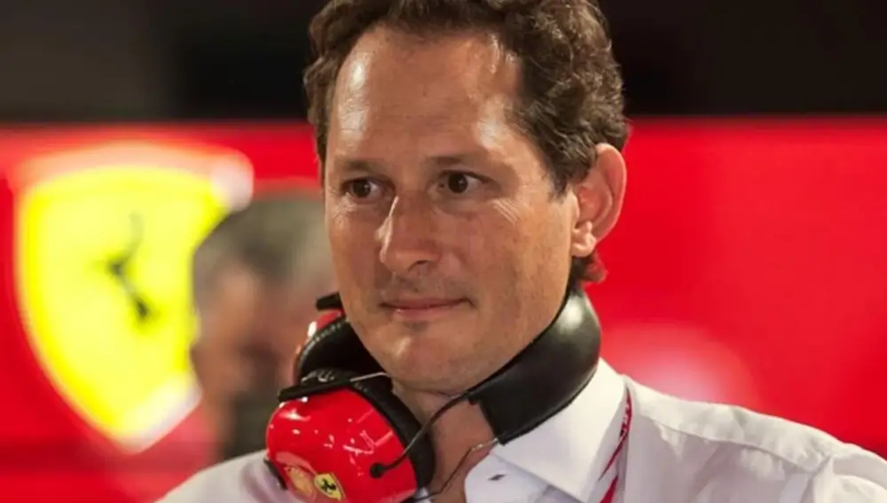 John Elkann, presidente de la escudería Ferrari