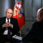An interview of the Russian President Vladimir Putin to Rossiya Segodnya International Media Group Director General Dmitry Kiselev Putin gives interview to Russian state media ahead of presidential election