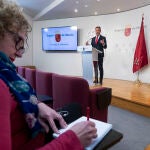 Rueda de prensa de Marcos Ortuño