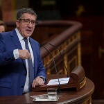 Patxi Lopez en el Pleno del Congreso que vota la amnistia. David Jar