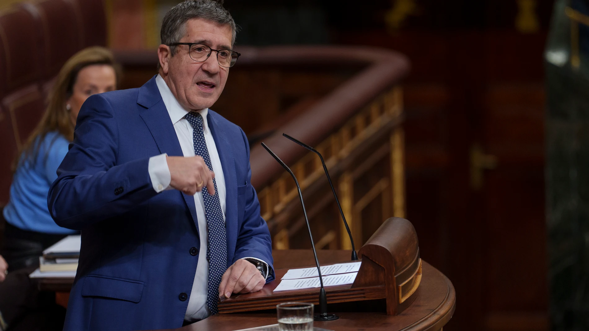 Patxi Lopez en el Pleno del Congreso que vota la amnistia