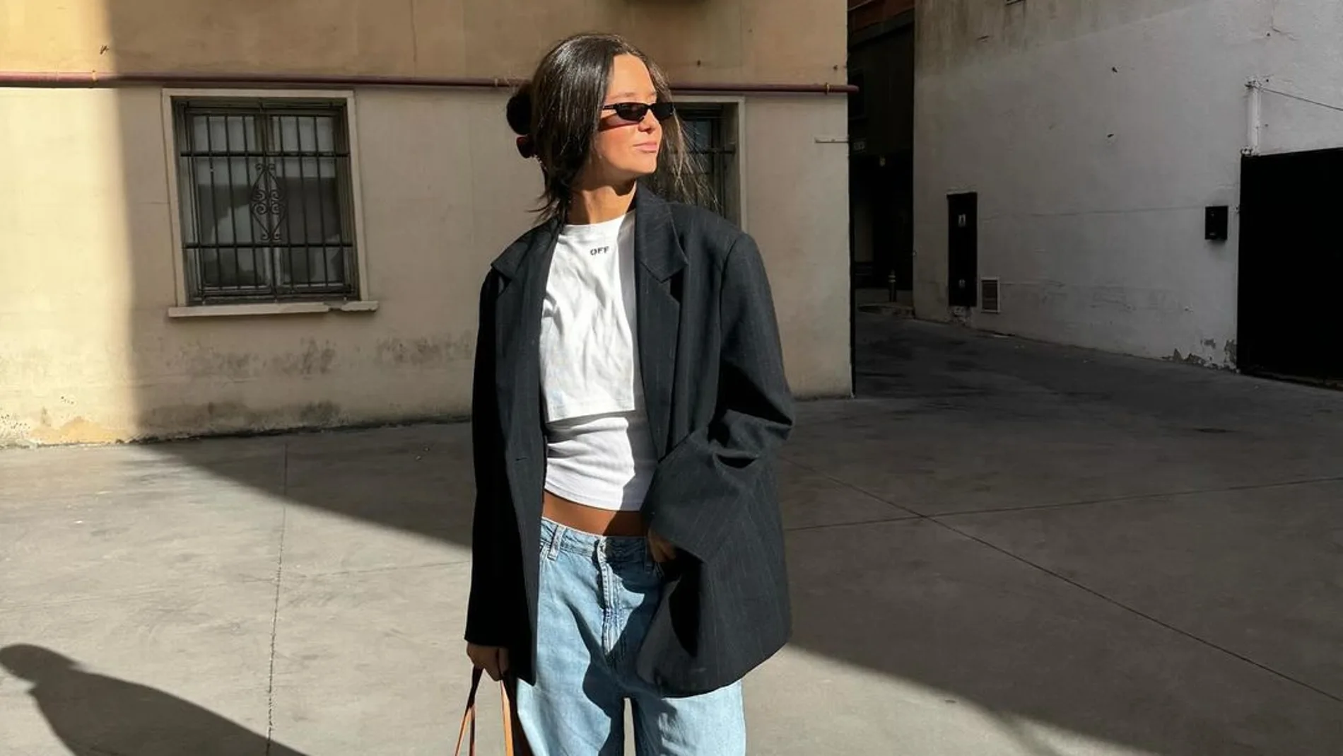 Victoria Federica con look muy moderno.