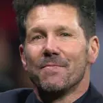 Simeone, emocionado tras la clasificación del Atlético