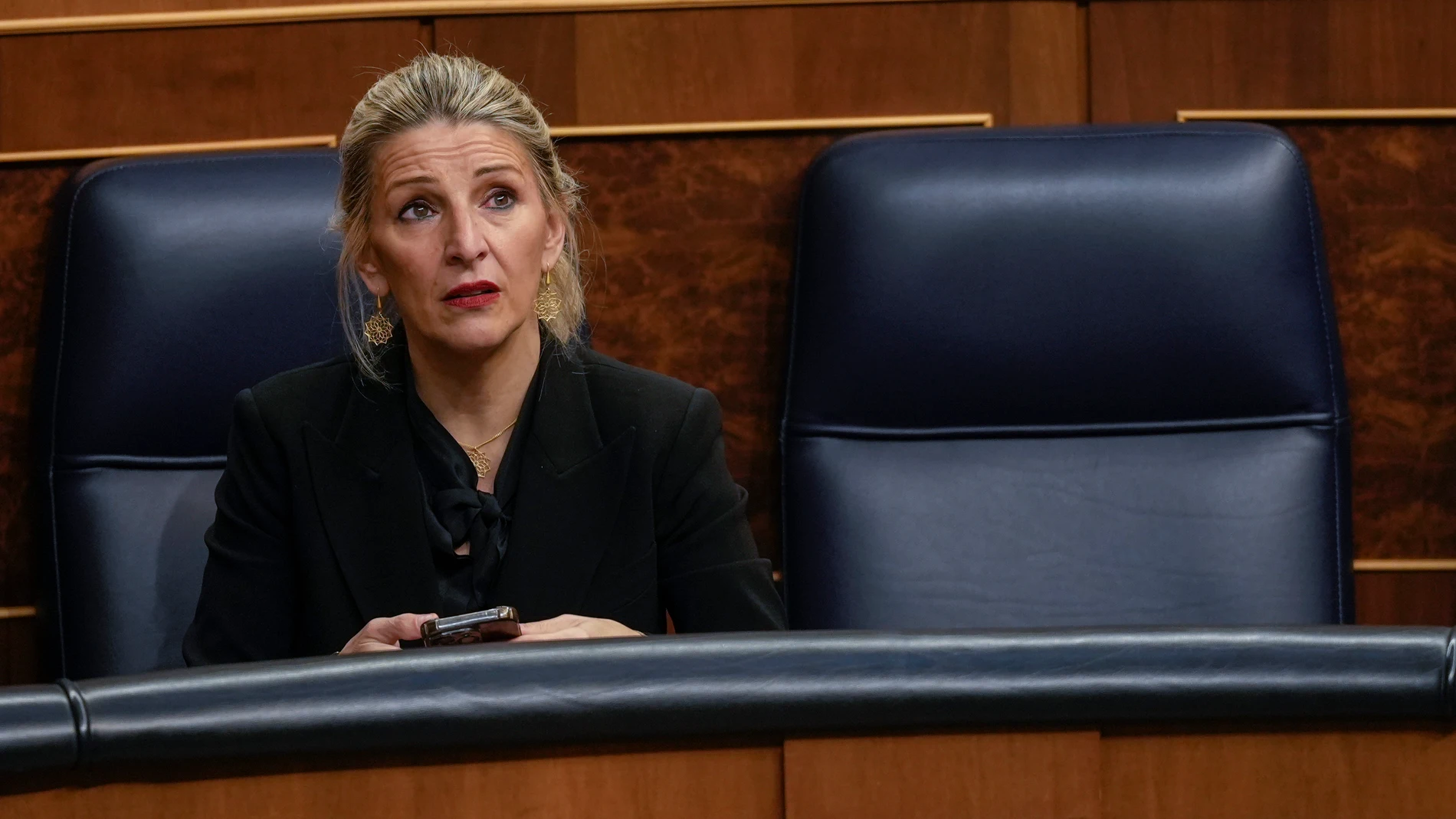 Maria Jesus Montero y Bolaos en el Pleno del Congreso que vota la amnistia