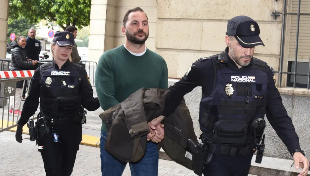 Antonio Tejado, a su llegada a declarar ante el juez
