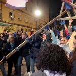 La comisión Peset Aleixandre-En Guillem Ferrer ha plantado su falla al "tombe"