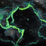 Mapa de todos los terremotos registrados hasta la fecha